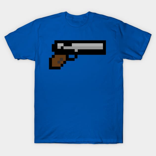 Gun 8-BIt T-Shirt by ores